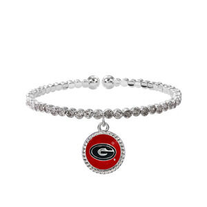 New Georgia Bulldogs Women's Breeze Dangle Cuff Bracelet, NCAA
